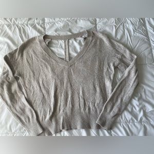 Cute Open-Back Sweater